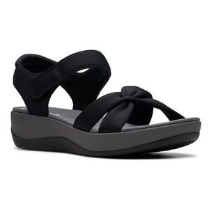 Cloudsteppers by Clarks Women’s Black Arla Belle Strappy Sandals 9.5 vacation